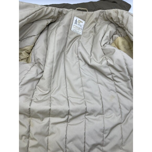 London Fog Mens Brown Puffer Winter Anorak Coat Jacket Size 44 R - Picture 4 of 8